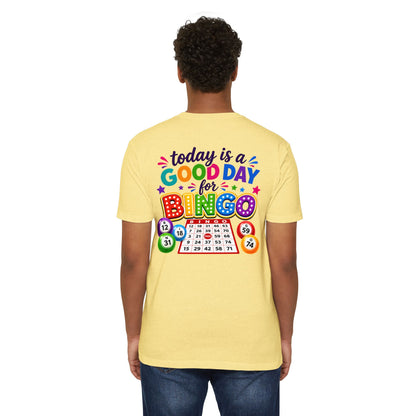 Bingo T-Shirt — "Today Is a Good Day for Bingo" Colorful Game Night Tee