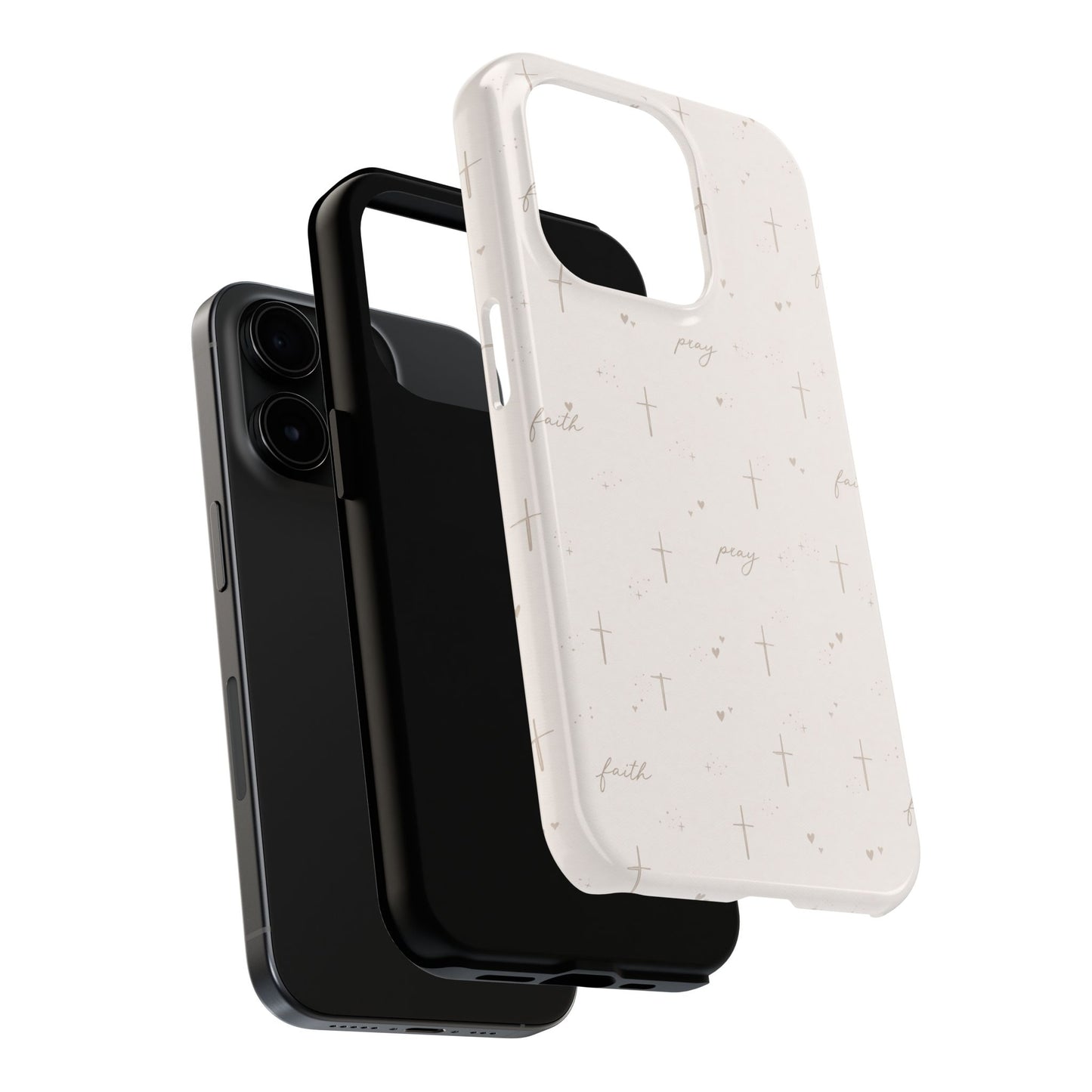 Pray with Faith Phone Case | Christian floral iPhone Case