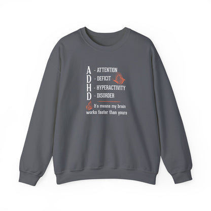 ADHD Awareness Crewneck Sweatshirt