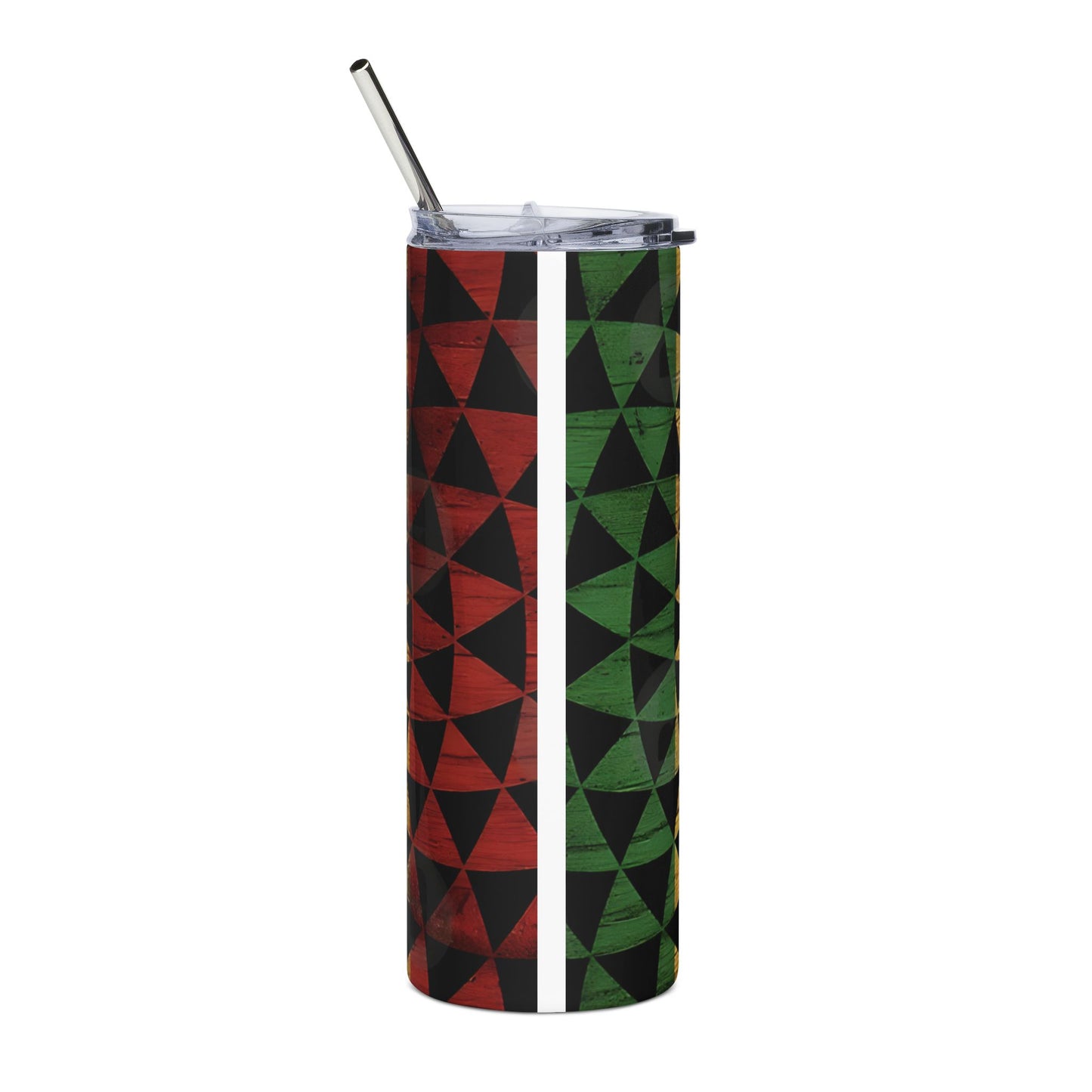 Juneteenth Stainless Steel Tumbler — 20oz Afrocentric Travel Mug