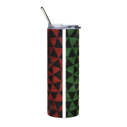 Juneteenth Stainless Steel Tumbler — 20oz Afrocentric Travel Mug