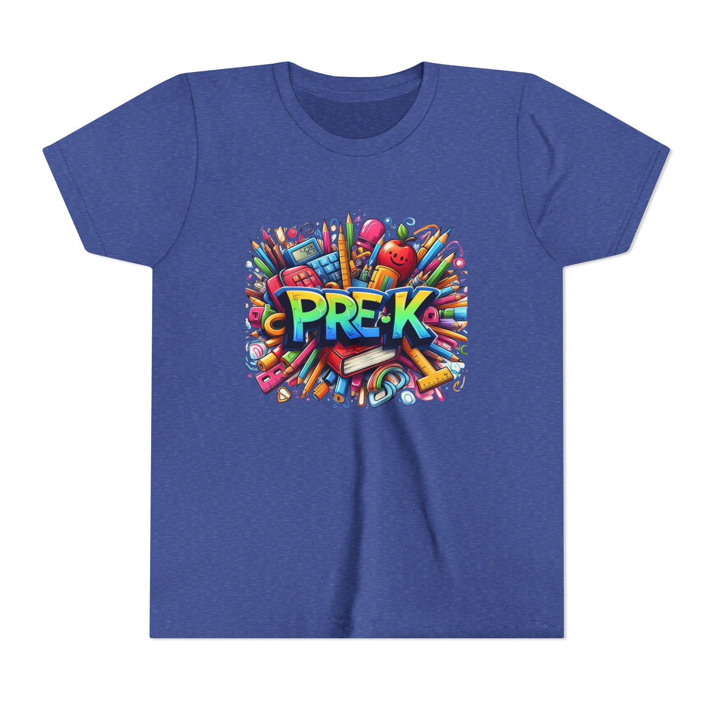 PRE-K Kids Tee — Colorful Back-to-School Pre-K Shirt for Preschoolers