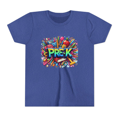 PRE-K Kids Tee — Colorful Back-to-School Pre-K Shirt for Preschoolers