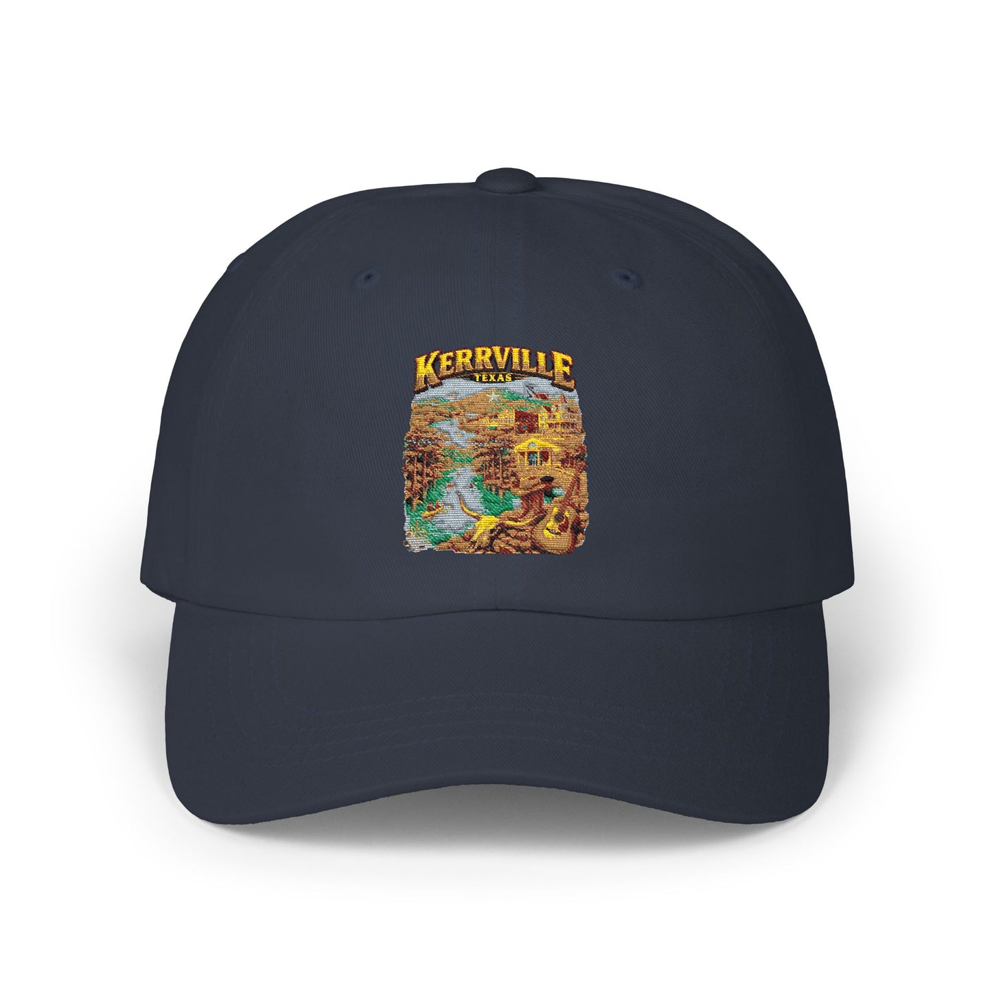 Dad Cap — Vintage Golden Lion Patch Graphic