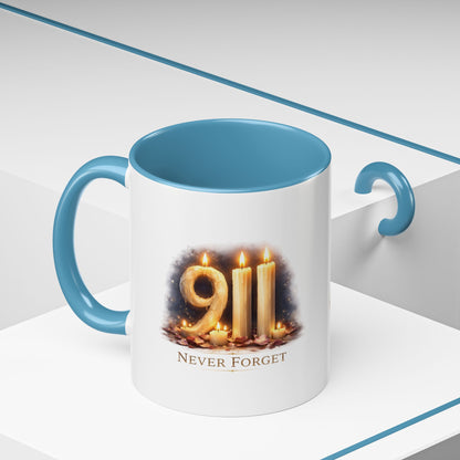 9/11 Never Forget Memorial Coffee Mug