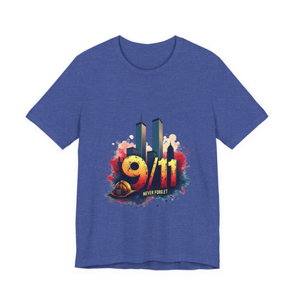 9/11 Memorial T-Shirt — Never Forget Tribute Tee