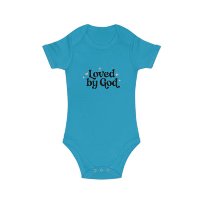 Loved by God Baby Bodysuit - Christian Infant Onesie