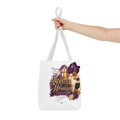 Anointed Woman Tote Bag – 'Called to Serve' Faithful Church Purse
