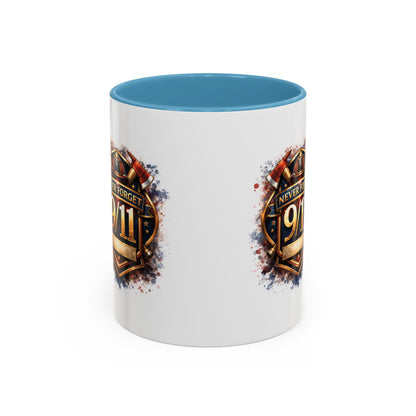 Never Forget 9/11 Memorial Coffee Mug