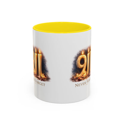 9/11 Never Forget Memorial Coffee Mug