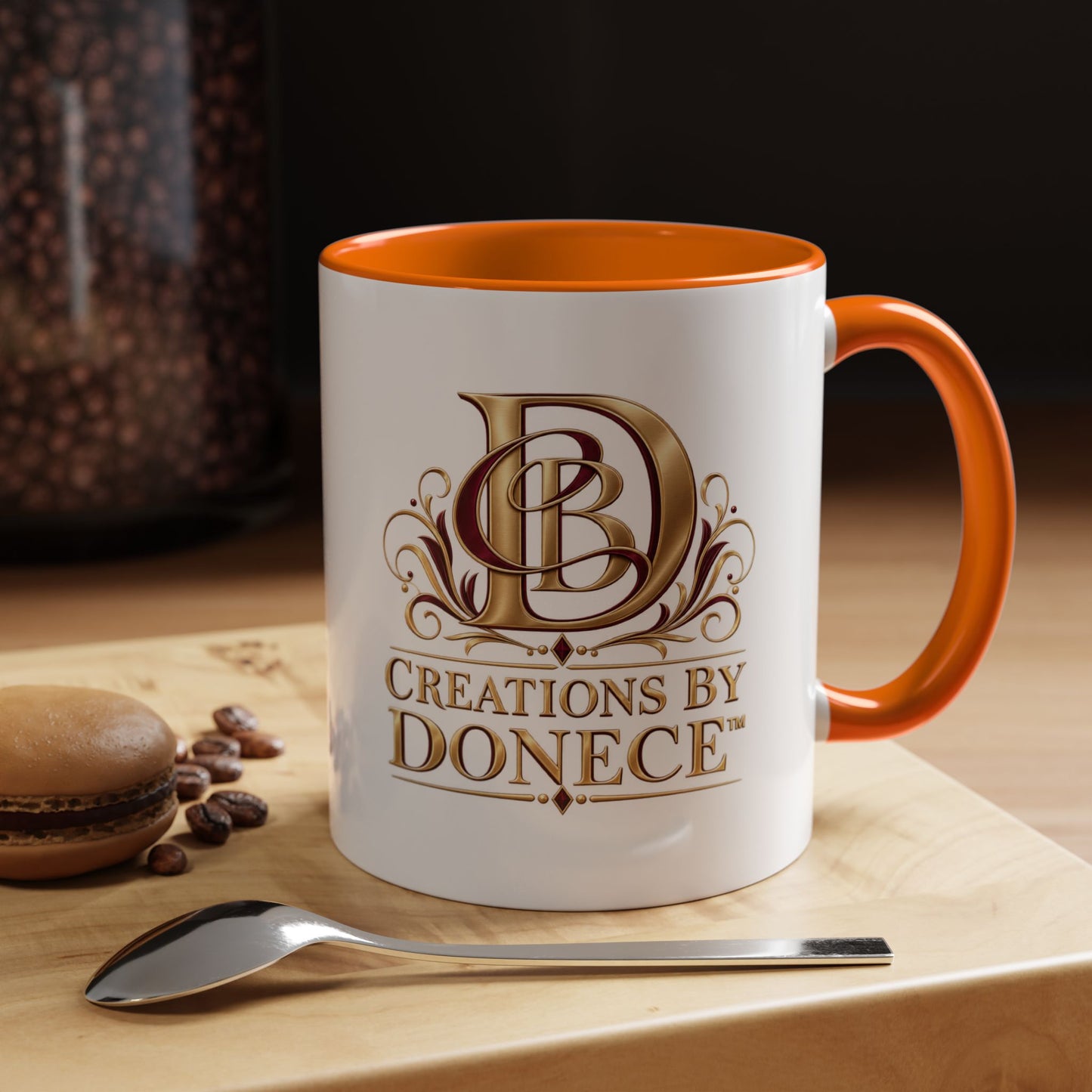 Creations by Donece Logo Accent Coffee Mug (11/15oz)