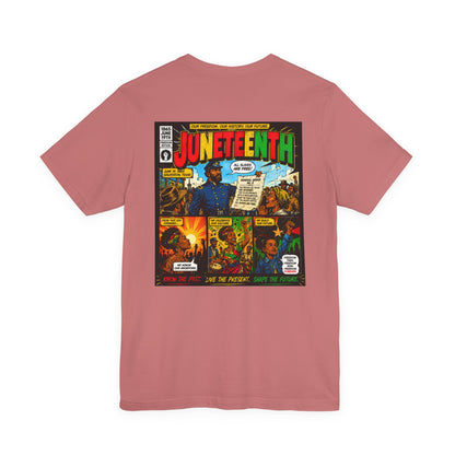 Juneteenth Comic-Style T-Shirt — Retro Celebration Tee