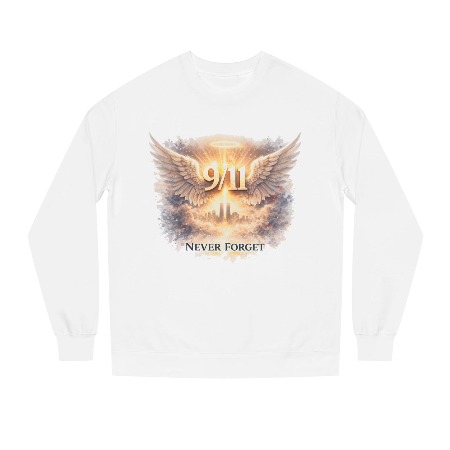 9/11 Never Forget Sweatshirt — Memorial Tribute Crewneck