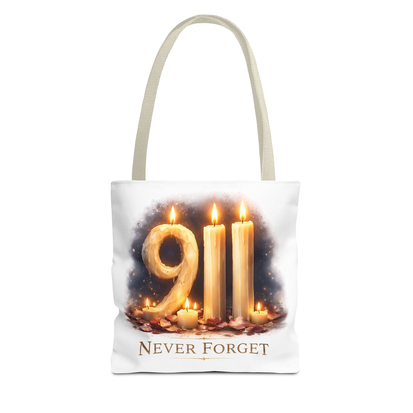 9/11 Never Forget Memorial Tote Bag