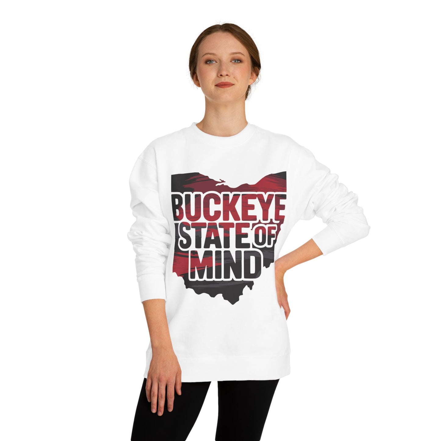 Buckeye State of Mind Sweatshirt — Ohio Vintage Crewneck for Fans