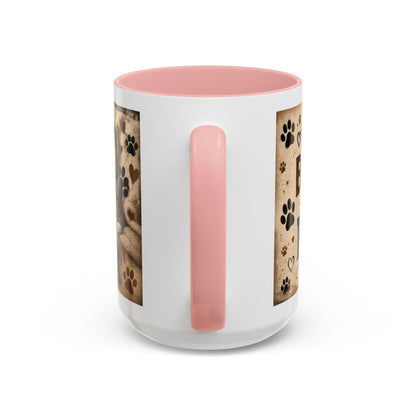 Dog & Cat Coffee Mug - "Less People, More Dogs & Cats" Accent Ceramic Mug