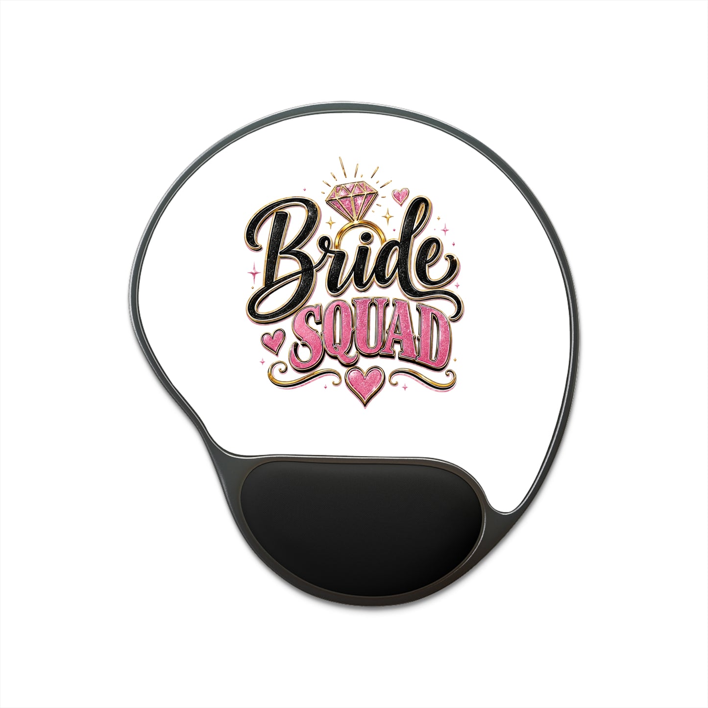 Bride Squad Mouse Pad with Wrist Rest — Bachelorette Party Gift