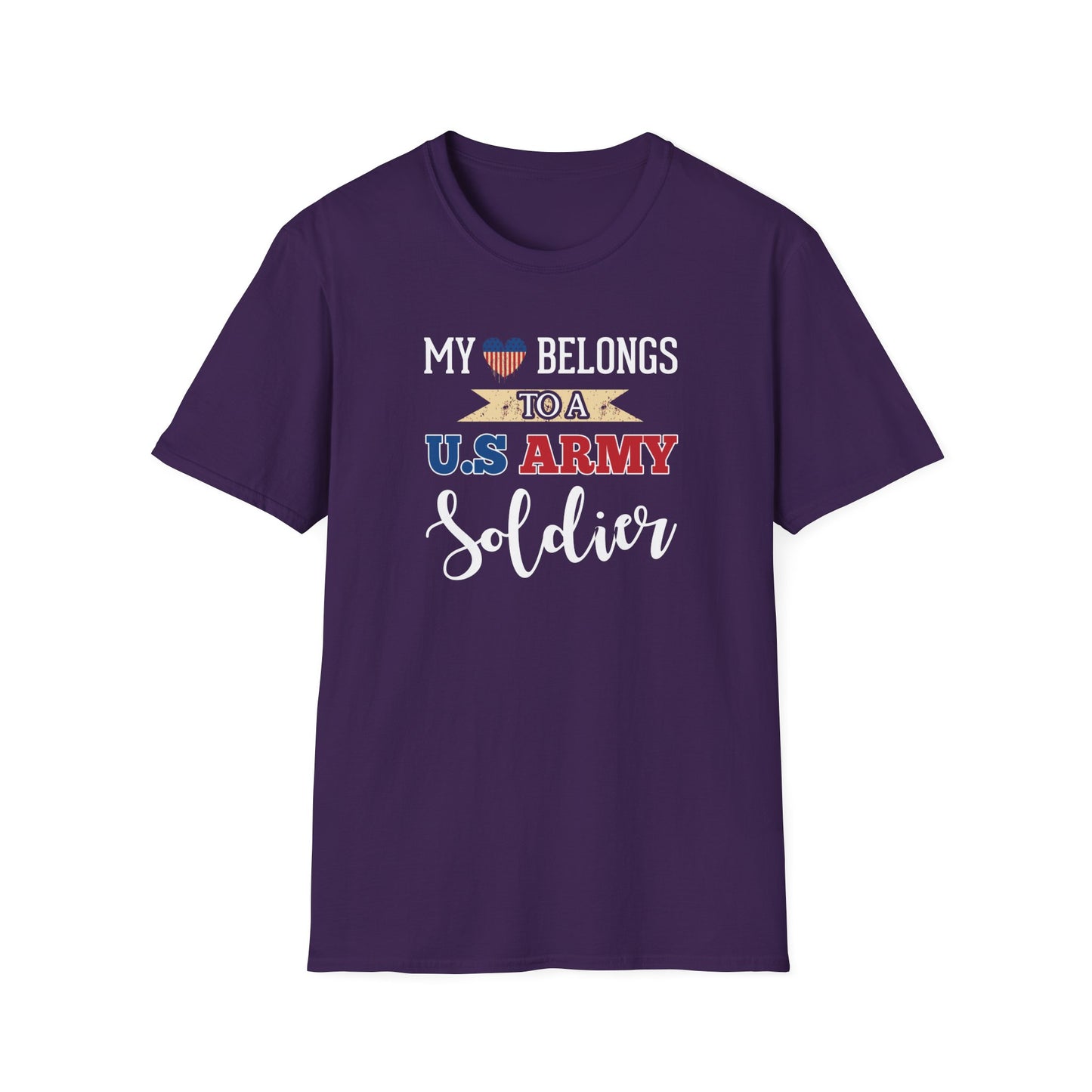 My Heart Belongs To A U.S. Army Soldier T-Shirt