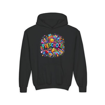 Preschool Kids Hoodie — Colorful Back-to-School Preschool Design
