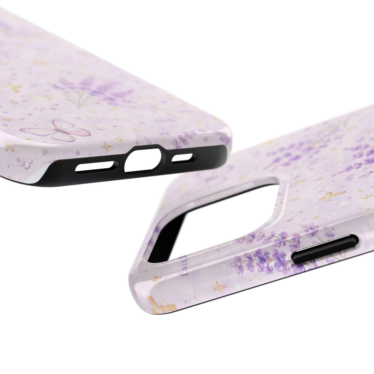 Faith Grace Blessed Phone Case | Christian Floral iPhone Case