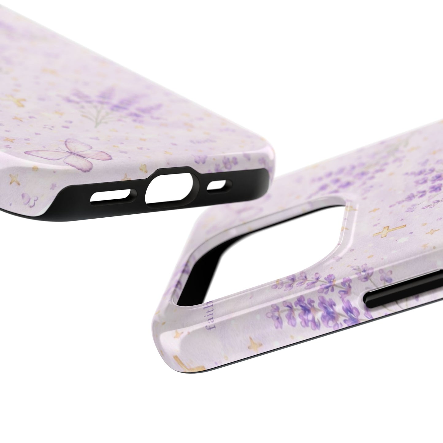 Faith Grace Blessed Phone Case | Christian Floral iPhone Case