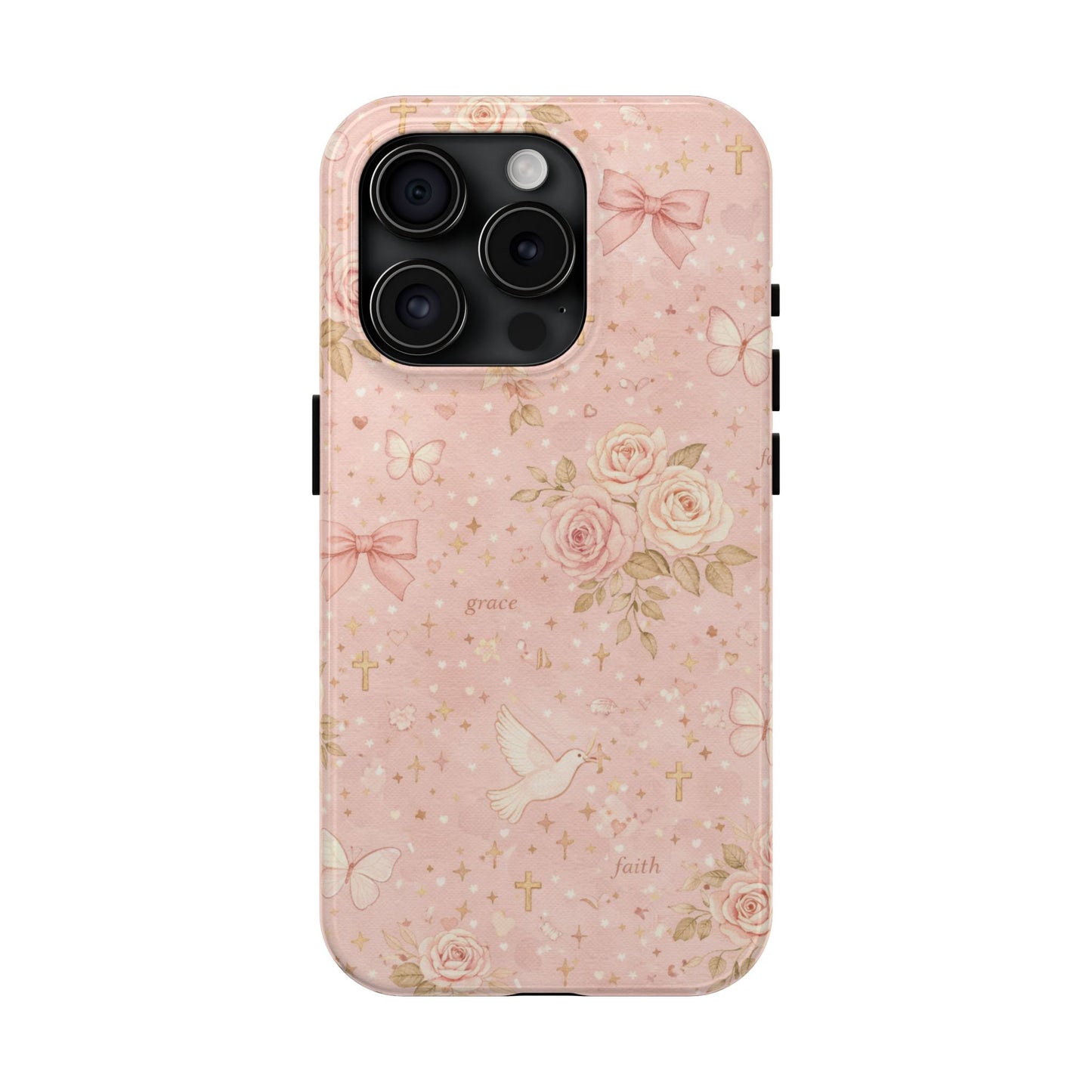 Grace Faith Phone Case | Christian floral iPhone Case