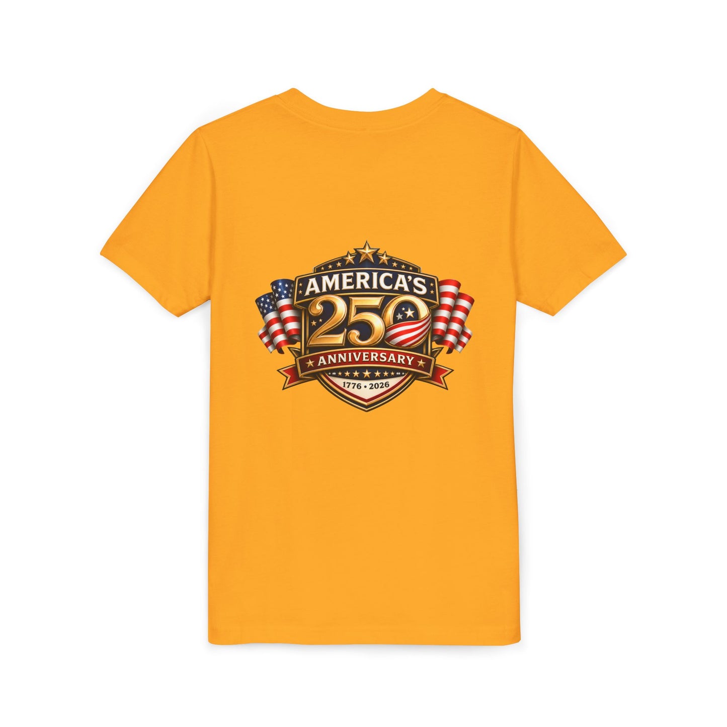 America's 250th Anniversary Youth Tee - Patriotic 1776–2026 Celebration Shirt