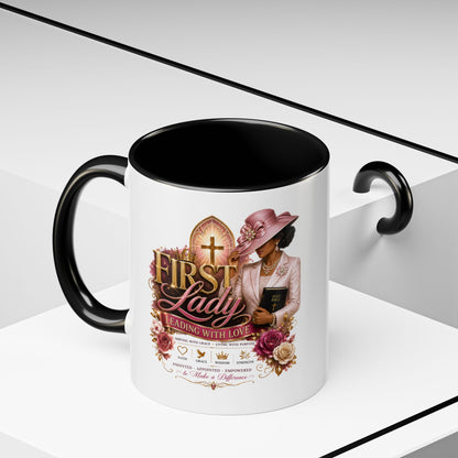 First Lady Church Coffee Mug — Inspirational Faith & Sunday Best Design
