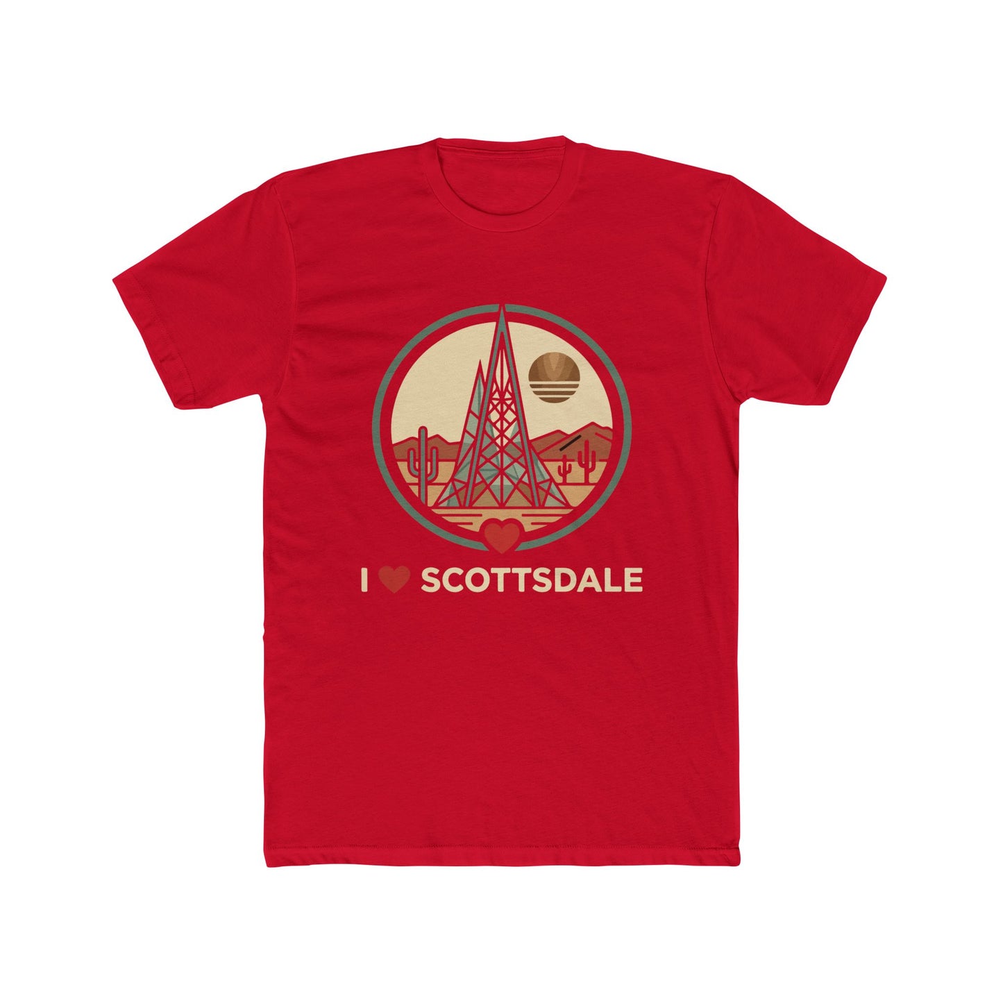 Scottsdale Retro Desert Tee — I  Scottsdale Graphic T-Shirt