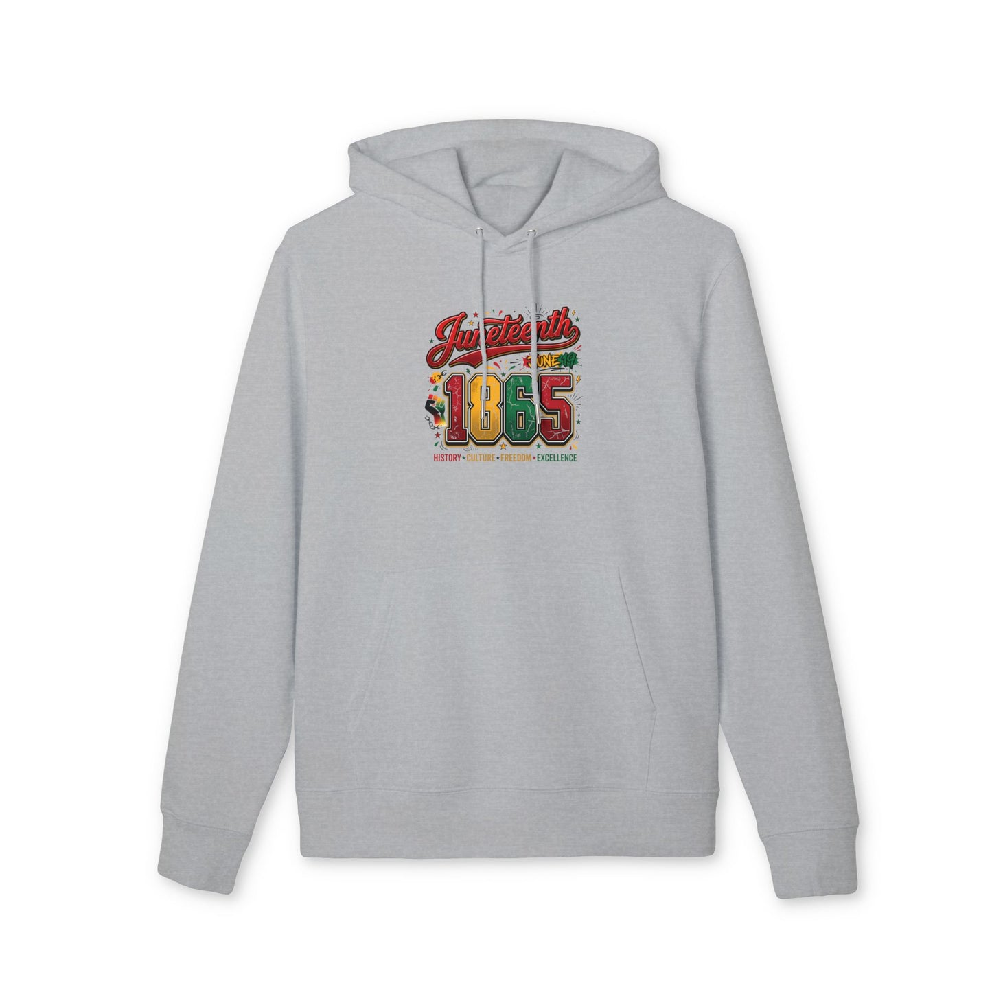 Juneteenth 1865 Hoodie – Black History Celebration Pullover
