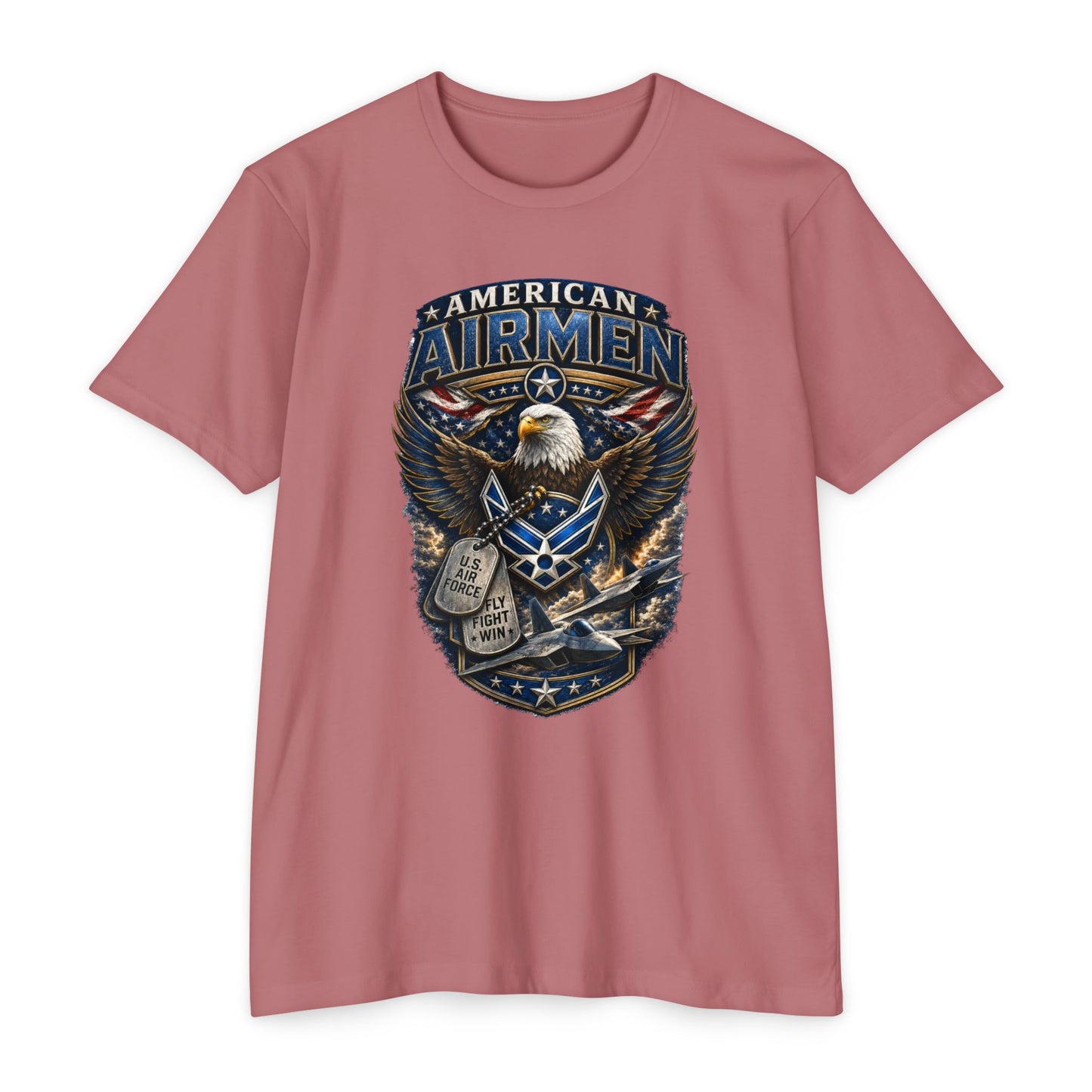 American Airmen Eagle T-Shirt — Patriotic USA Air Force Graphic Tee