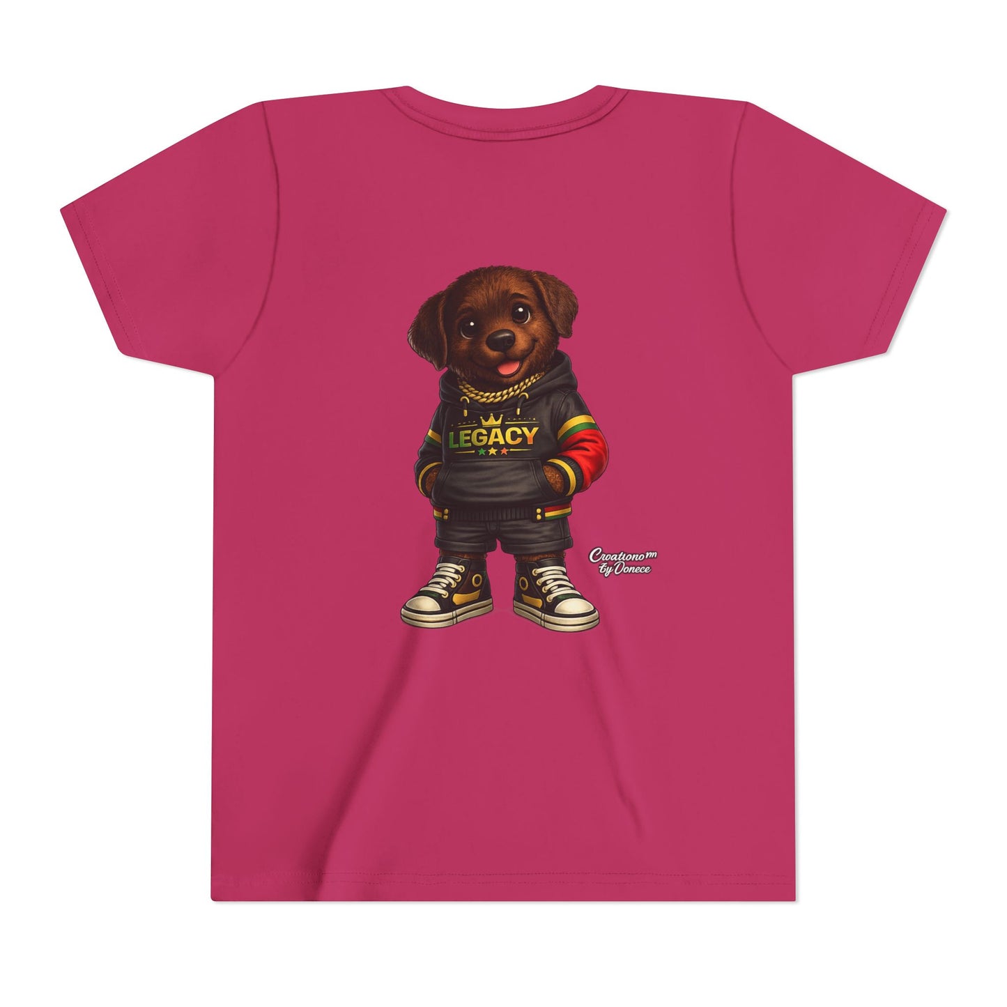 Youth Dog Tee — 'Legacy' Streetwear Puppy Graphic Shirt