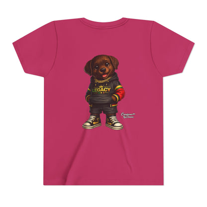 Youth Dog Tee — 'Legacy' Streetwear Puppy Graphic Shirt