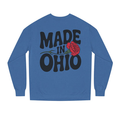 Made in Ohio Sweatshirt — Retro Floral State Pride Crewneck
