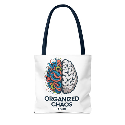 ADHD Tote Bag — "Organized Chaos" Brain Design