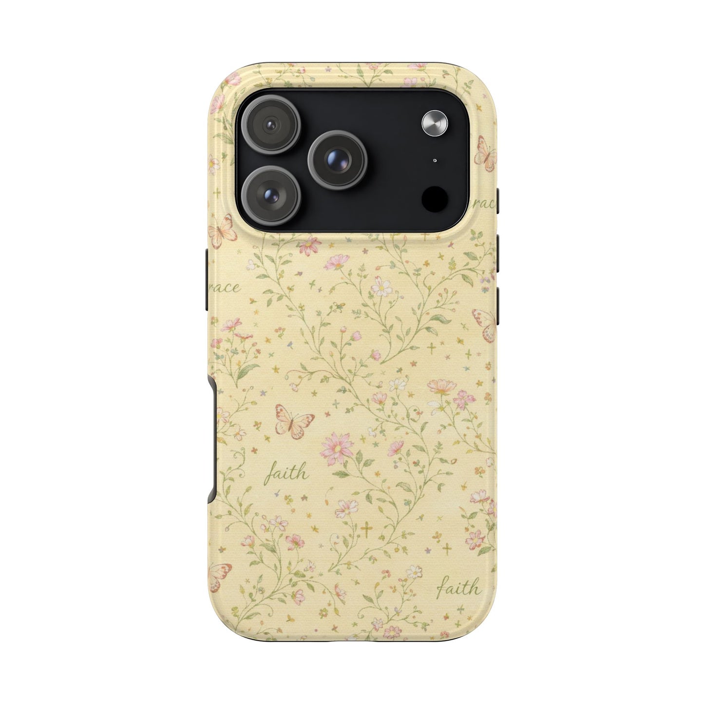 Soft Faith, Gentle Grace Phone Case | Christian floral iPhone Case
