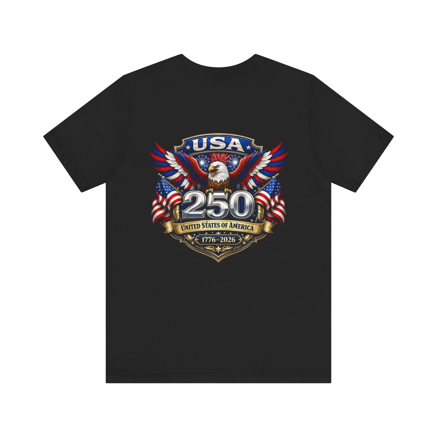 USA 250th Anniversary Eagle T-Shirt — 1776–2026 Patriotic Flag Tee