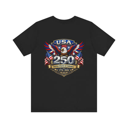 USA 250th Anniversary Eagle T-Shirt — 1776–2026 Patriotic Flag Tee