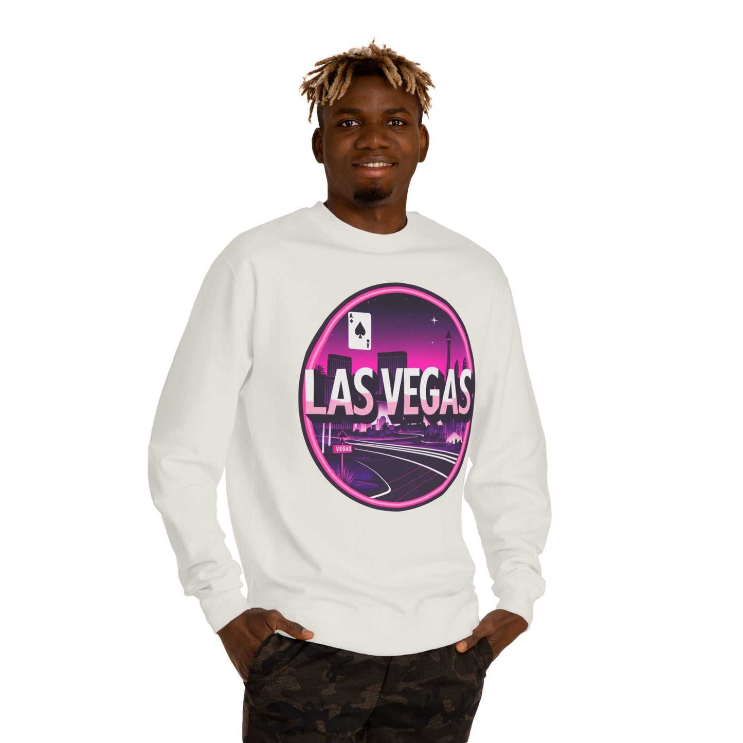 Las Vegas Retro Neon Crewneck Sweatshirt