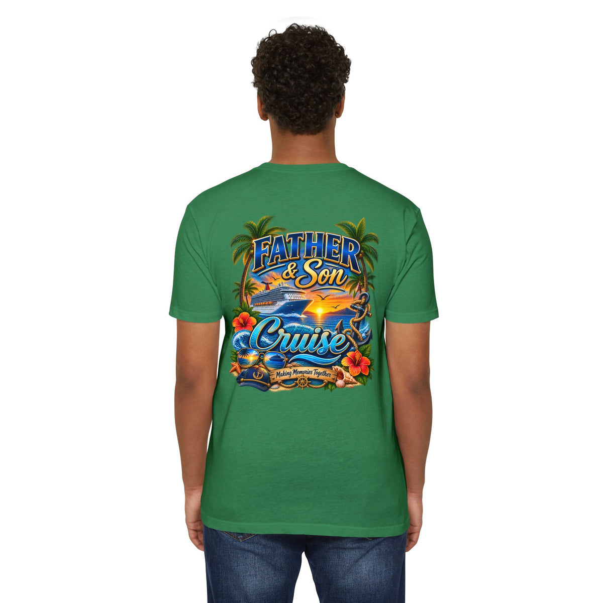 Father & Son Cruise T-Shirt — Tropical Cruise Vacation Gift