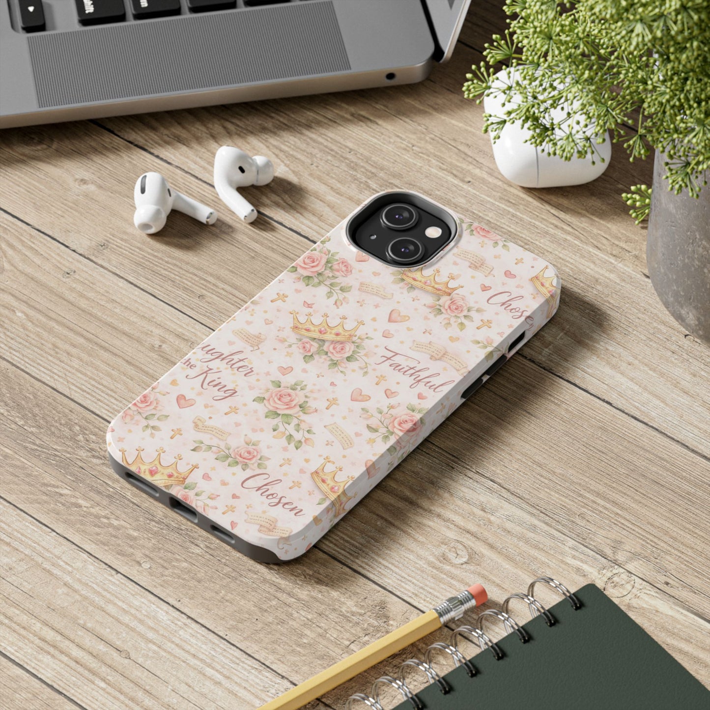 Daughter Of The King Phone Case | Christian Floral iPhone Case