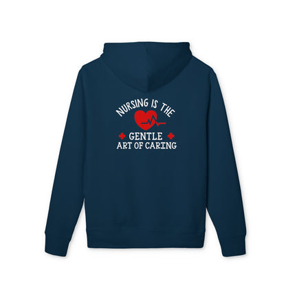Heartbeat Medical Hoodie — Red Heart EKG Graphic