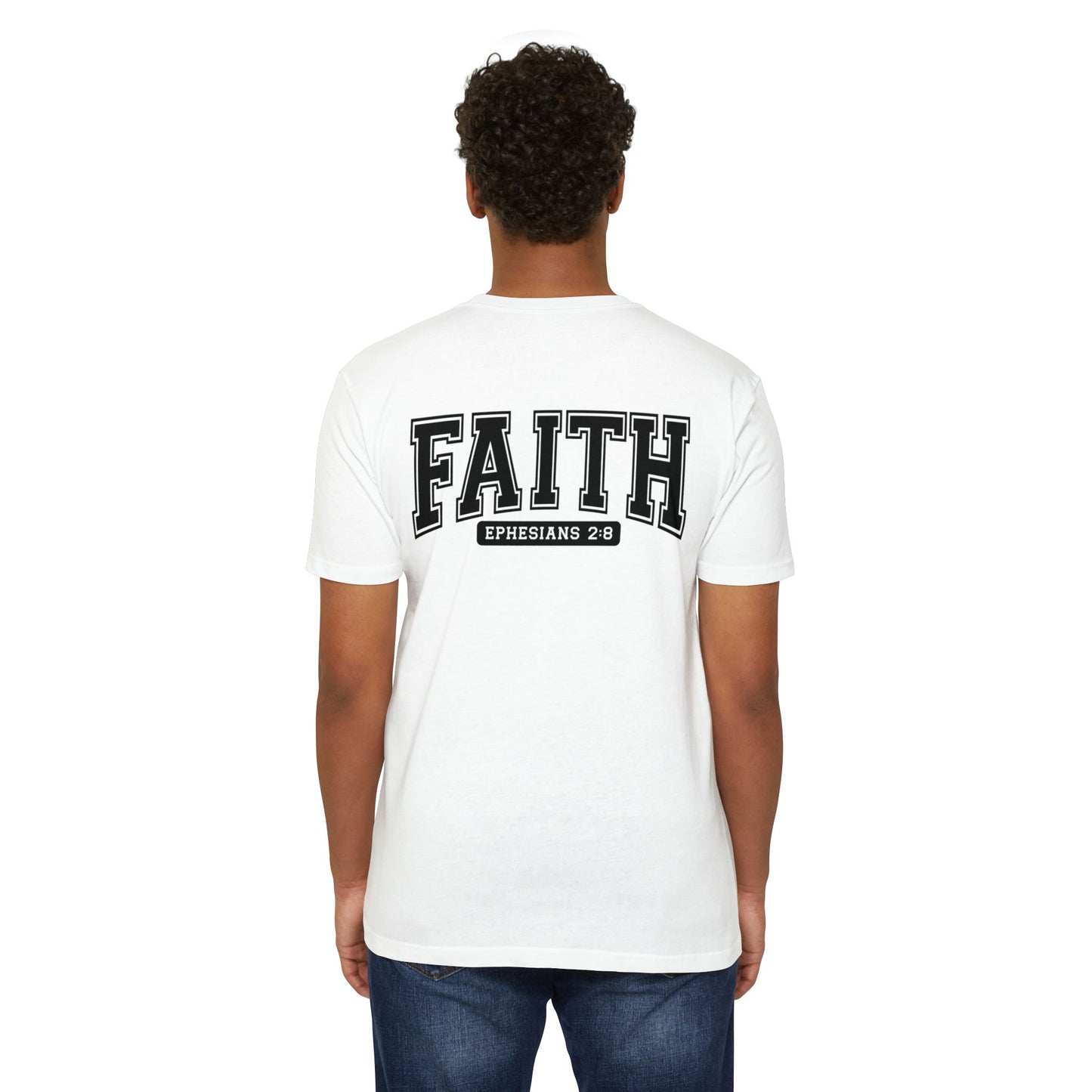 Faith Ephesians 2:8 Tee — Inspirational Christian T-Shirt