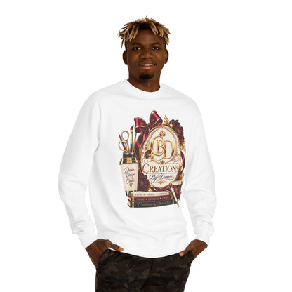 Creations by Damaris Graphic Sweatshirt — Cozy Artist Logo Crewneck