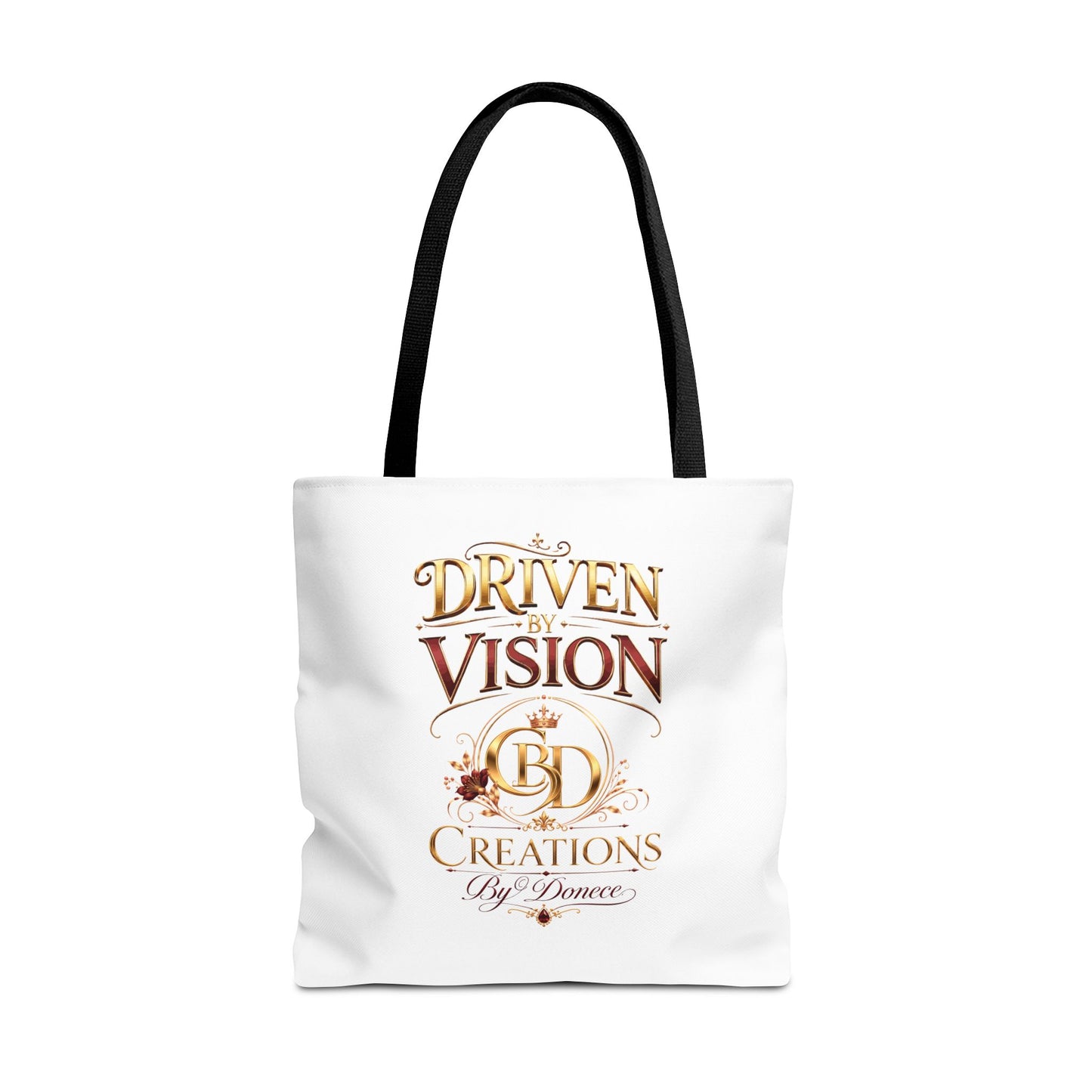 Driven by Vision Tote Bag — Branded BD Creations All-Over Print Tote