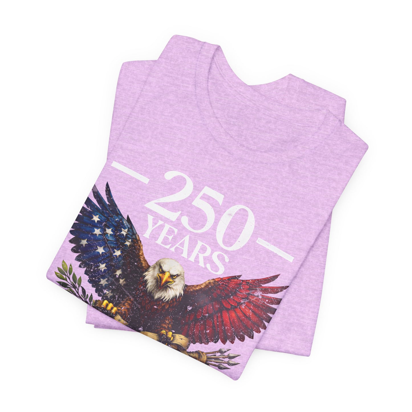 250 Years USA Eagle T-Shirt — 1776–2026 Patriotic Anniversary Tee