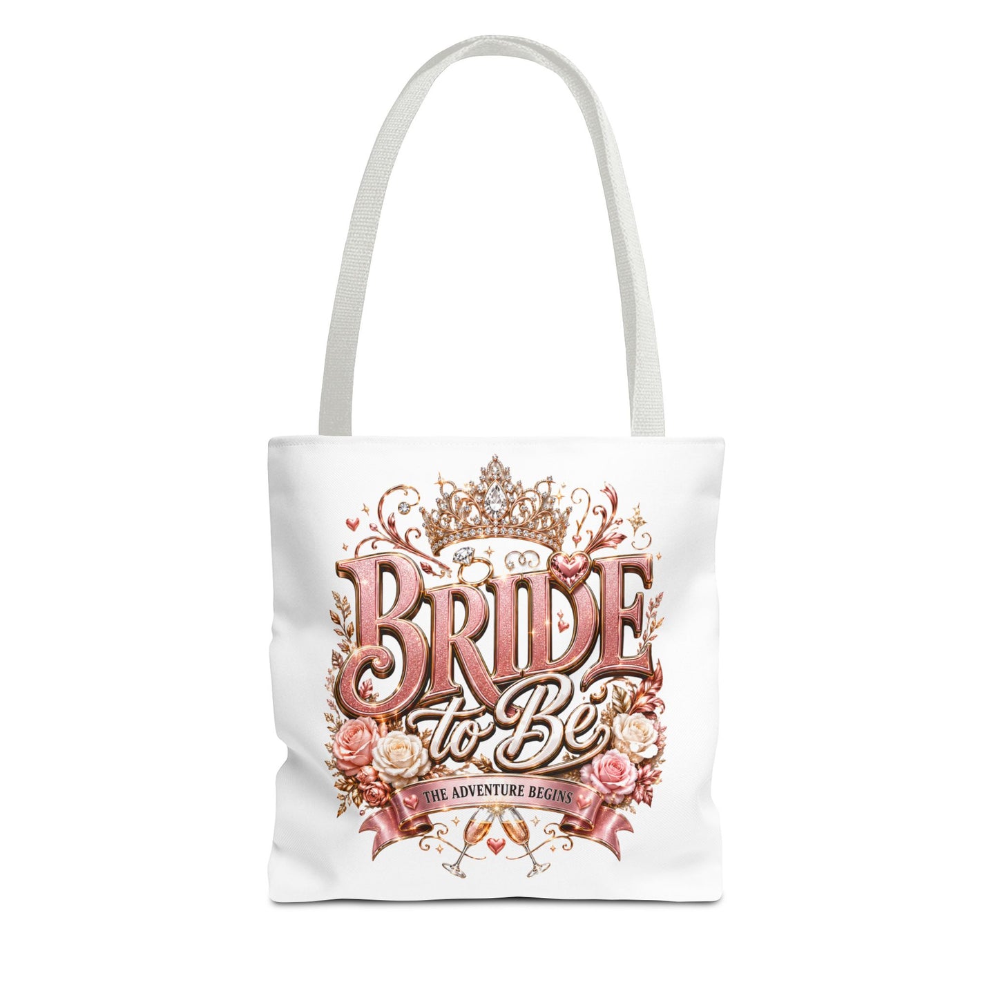 Bride-to-Be Floral Tote Bag - Bachelorette Gift & Bridal Shower Accessory