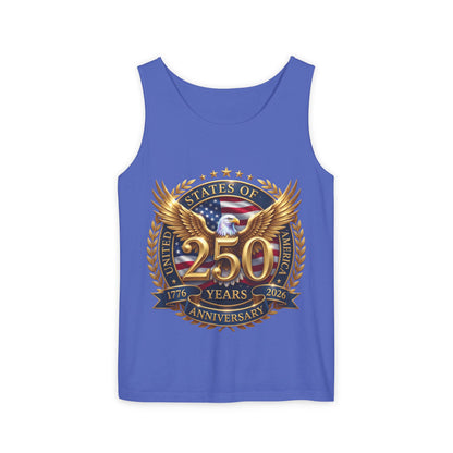 250 Years Anniversary Eagle Tank Top — United States Bicentennial Celebration Tee