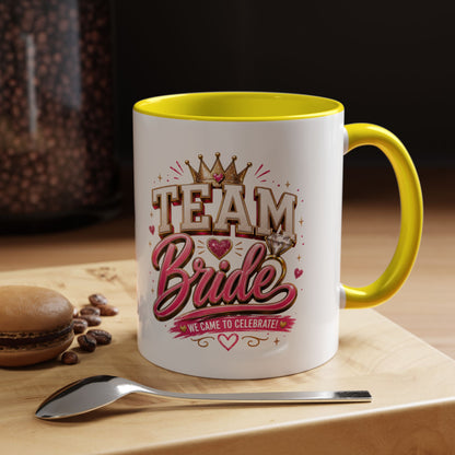Team Bride Coffee Mug — 'Team Bride' Bachelorette Accent Mug (11/15oz)