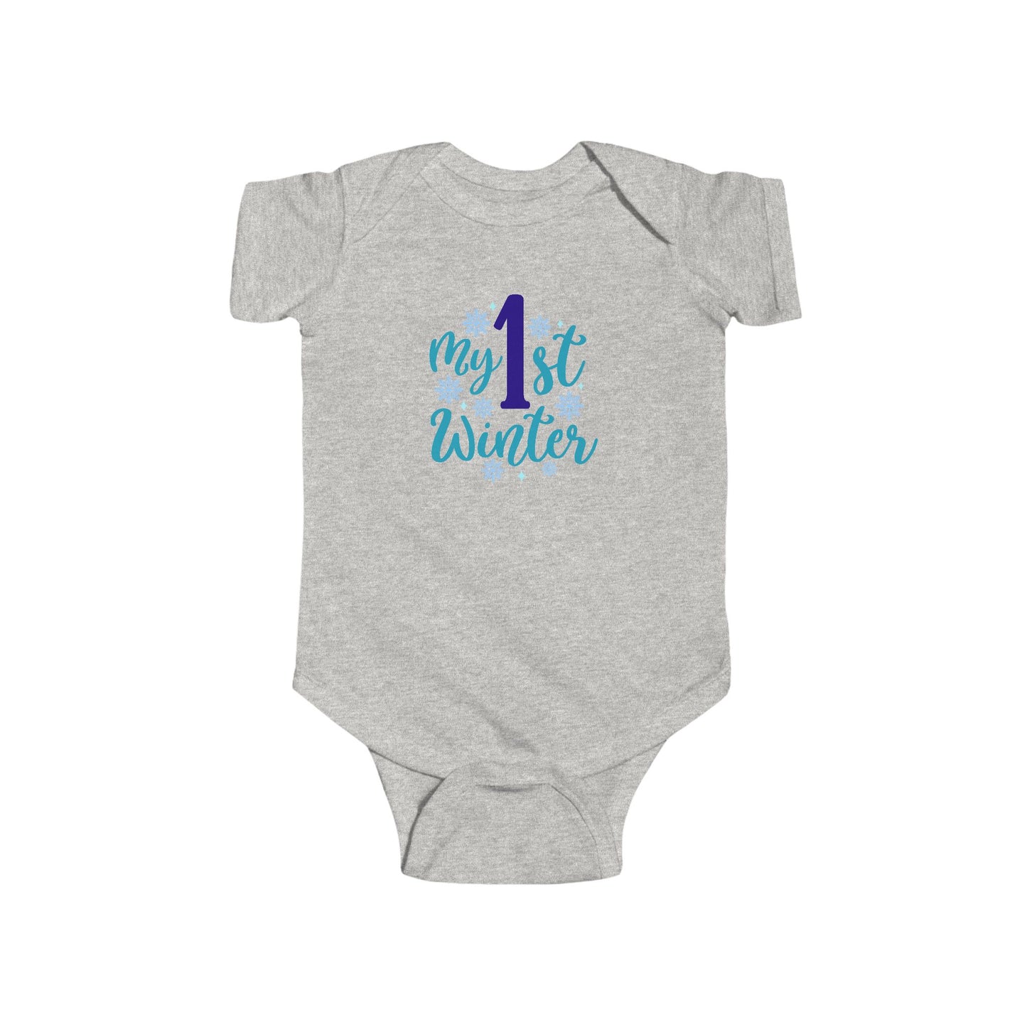 My 1st Winter Baby Bodysuit – Infant First Winter Onesie